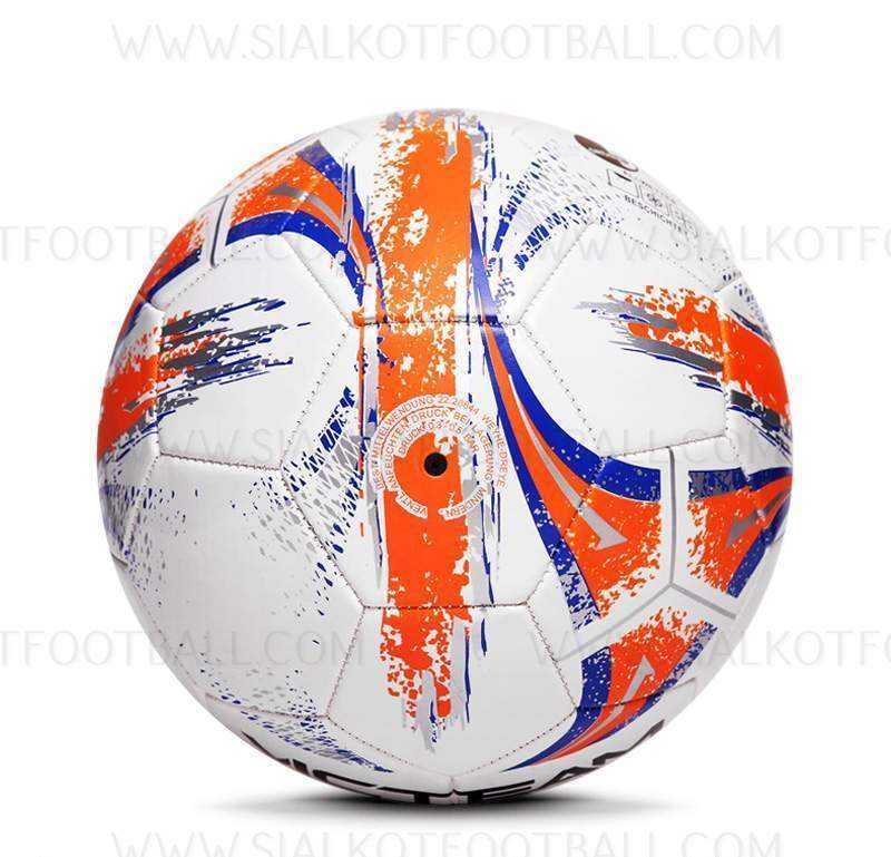 Deflated Stitched Soft PU Leather Training Football Hobby Soccer Ball